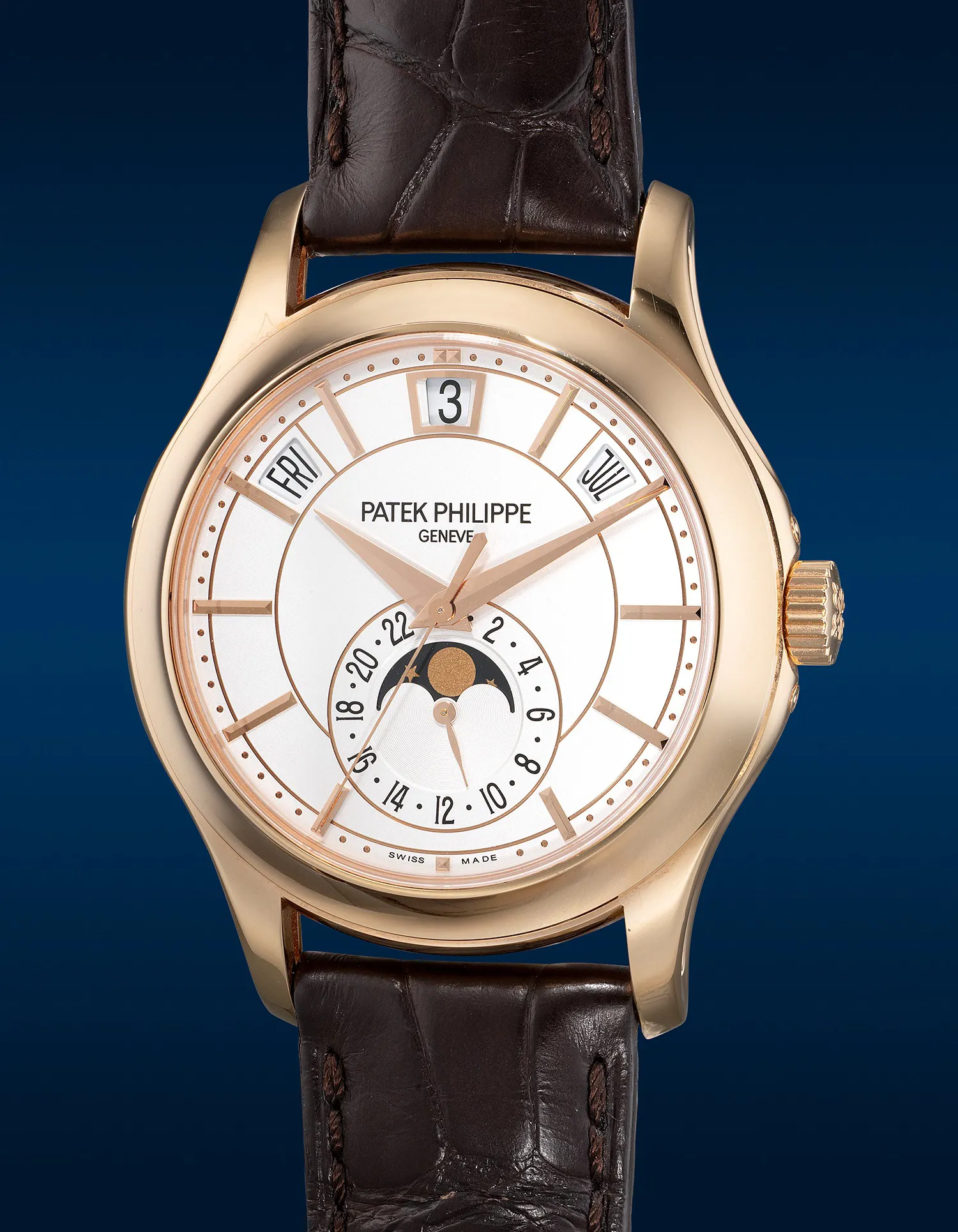 Patek Philippe Annual Calendar 5205R-001 40mm Rose gold White