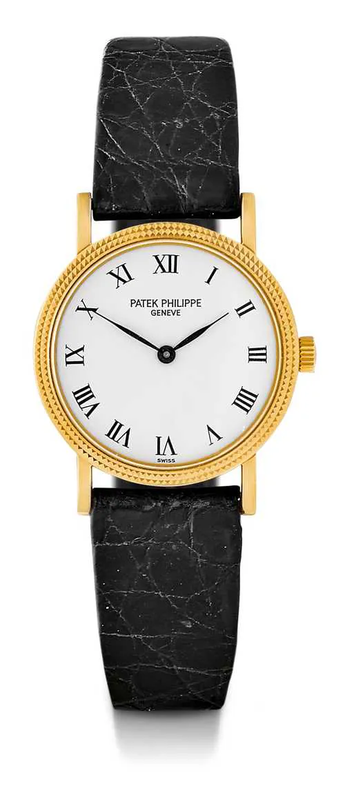 Patek Philippe Calatrava 4809 25mm Yellow gold White