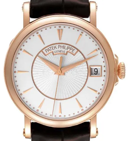 Patek Philippe Calatrava 5153R 38mm Rose gold Silver