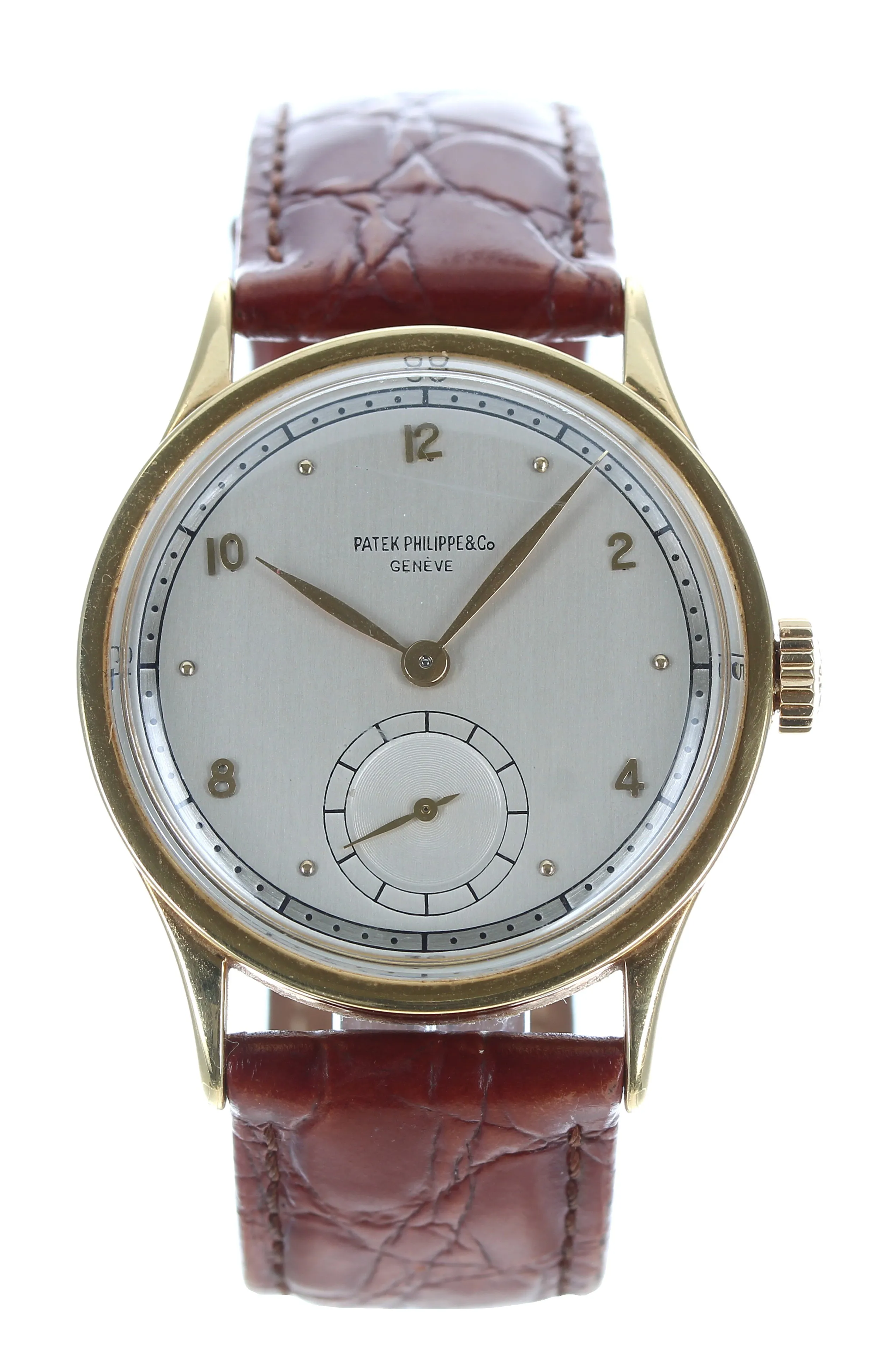 Patek Philippe Calatrava 570 35.5mm Yellow gold Silver