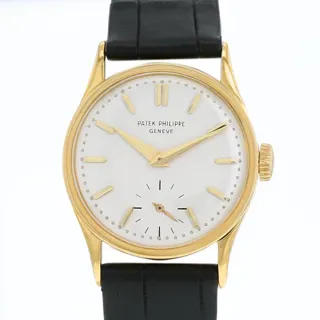 Patek Philippe Calatrava 96 Yellow gold Silver