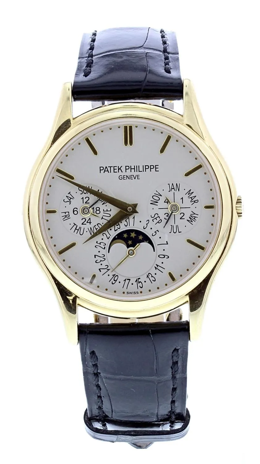 Patek Philippe Perpetual Calendar 5140J 37mm Yellow gold Champagne 9