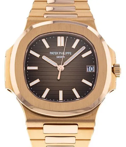 Patek Philippe Nautilus 5711/1R-001 40mm Rose gold Brown