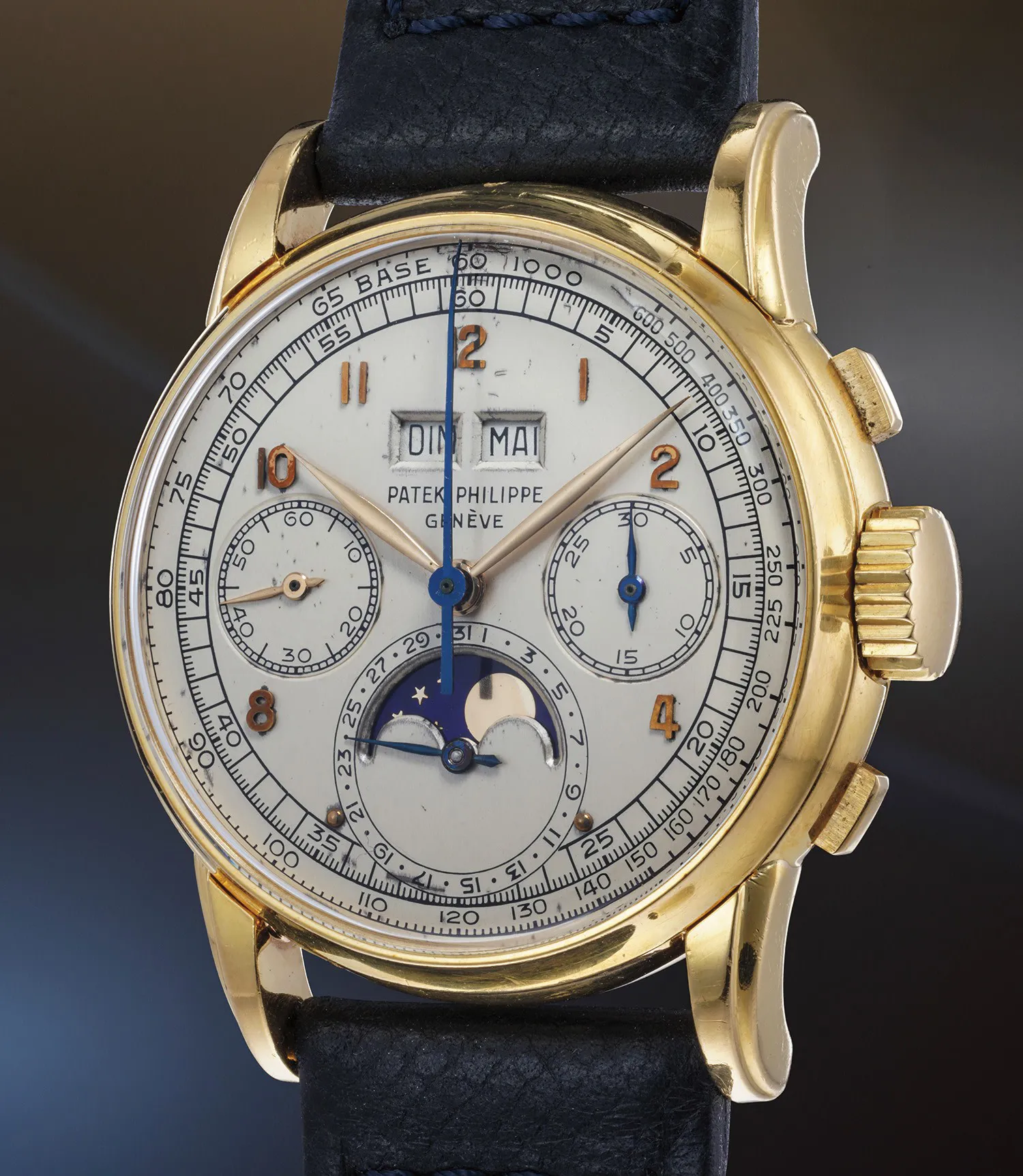 Patek Philippe Perpetual Calendar Chronograph 2499 36mm Yellow gold White