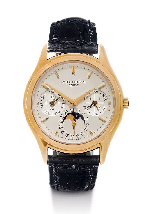 Patek Philippe Perpetual Calendar 3940J 36mm Yellow gold Silvered