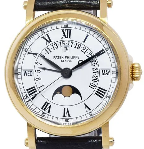 Patek Philippe Perpetual Calendar 5059J 36mm Yellow gold White