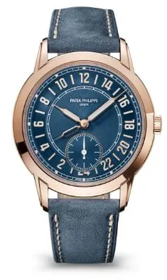 Patek Philippe Travel Time 5224R-001 42mm Rose gold Blue