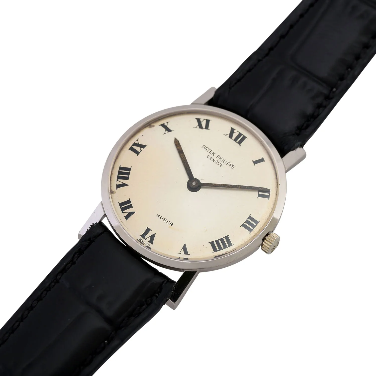 Patek Philippe Calatrava 3470 29mm White gold Cream 3