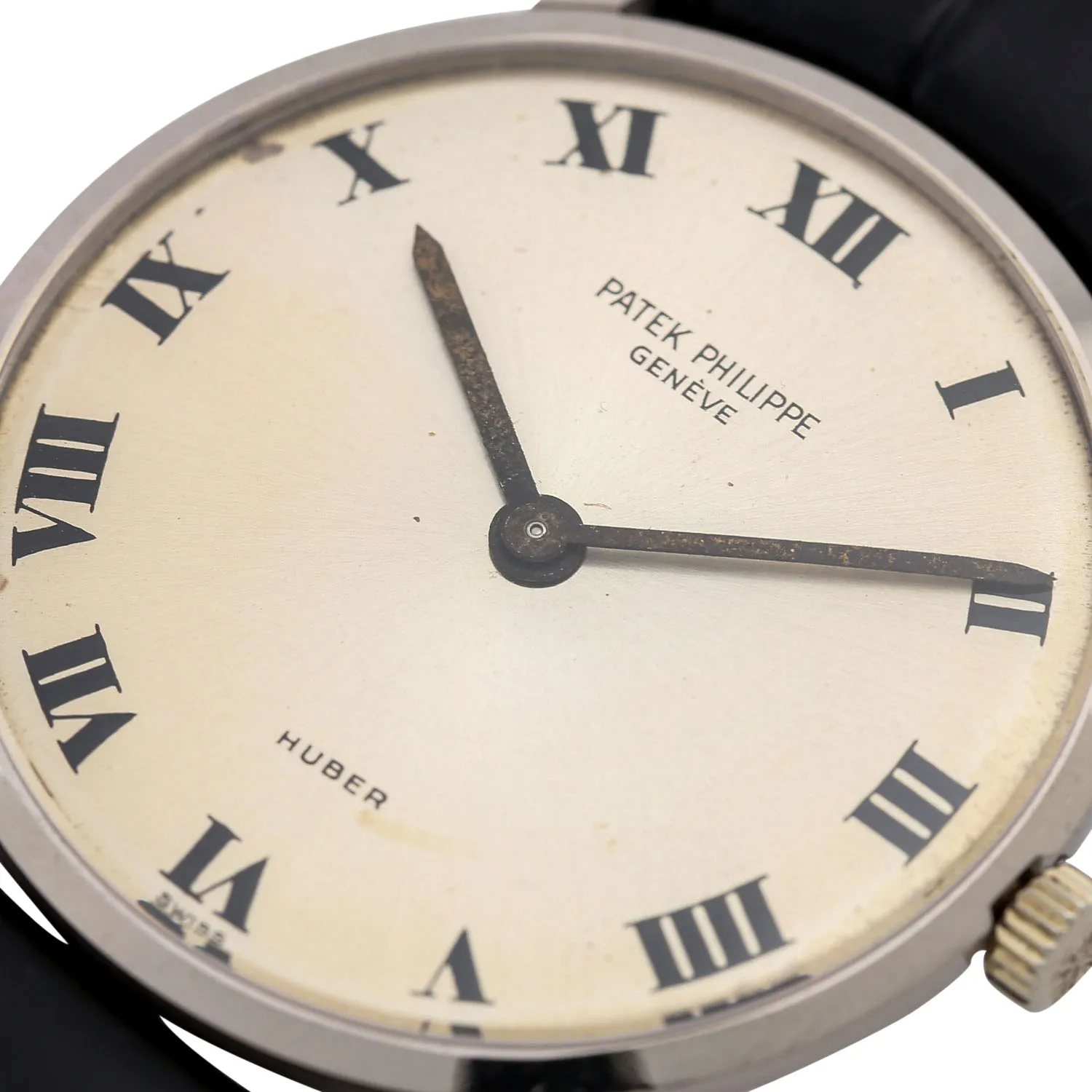 Patek Philippe Calatrava 3470 29mm White gold Cream 4