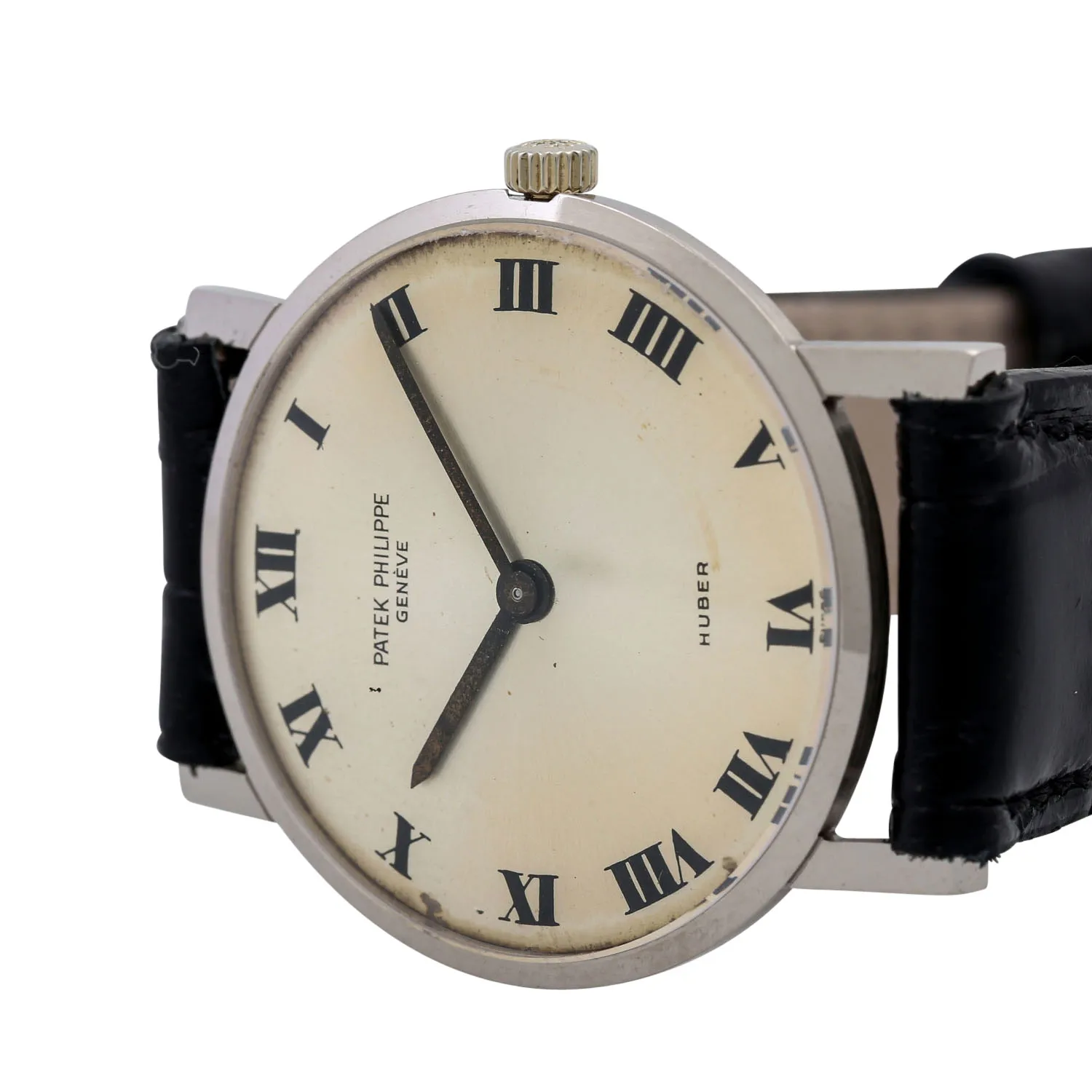 Patek Philippe Calatrava 3470 29mm White gold Cream 5