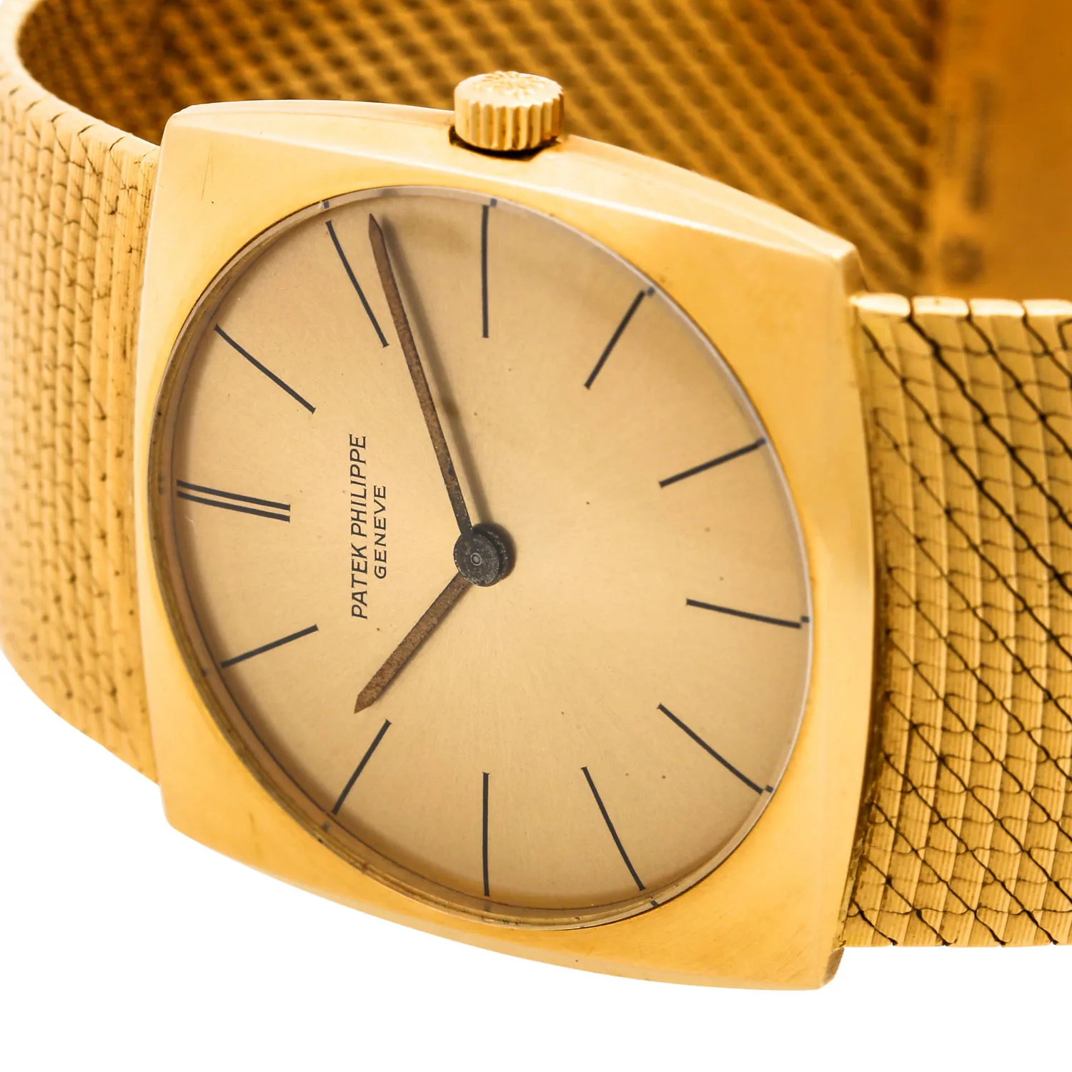 Patek Philippe Vintage 3523/1 28mm Yellow gold Champagne 5