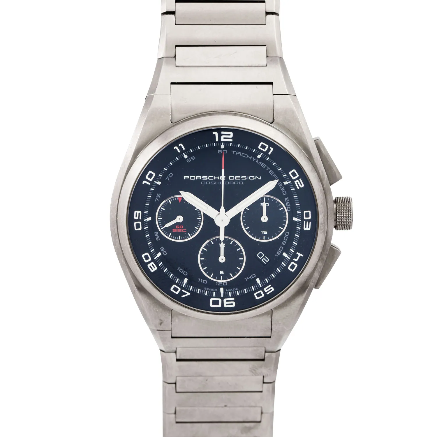 Porsche Design Dashboard 6620.11.46.0268 43mm Titanium Blue