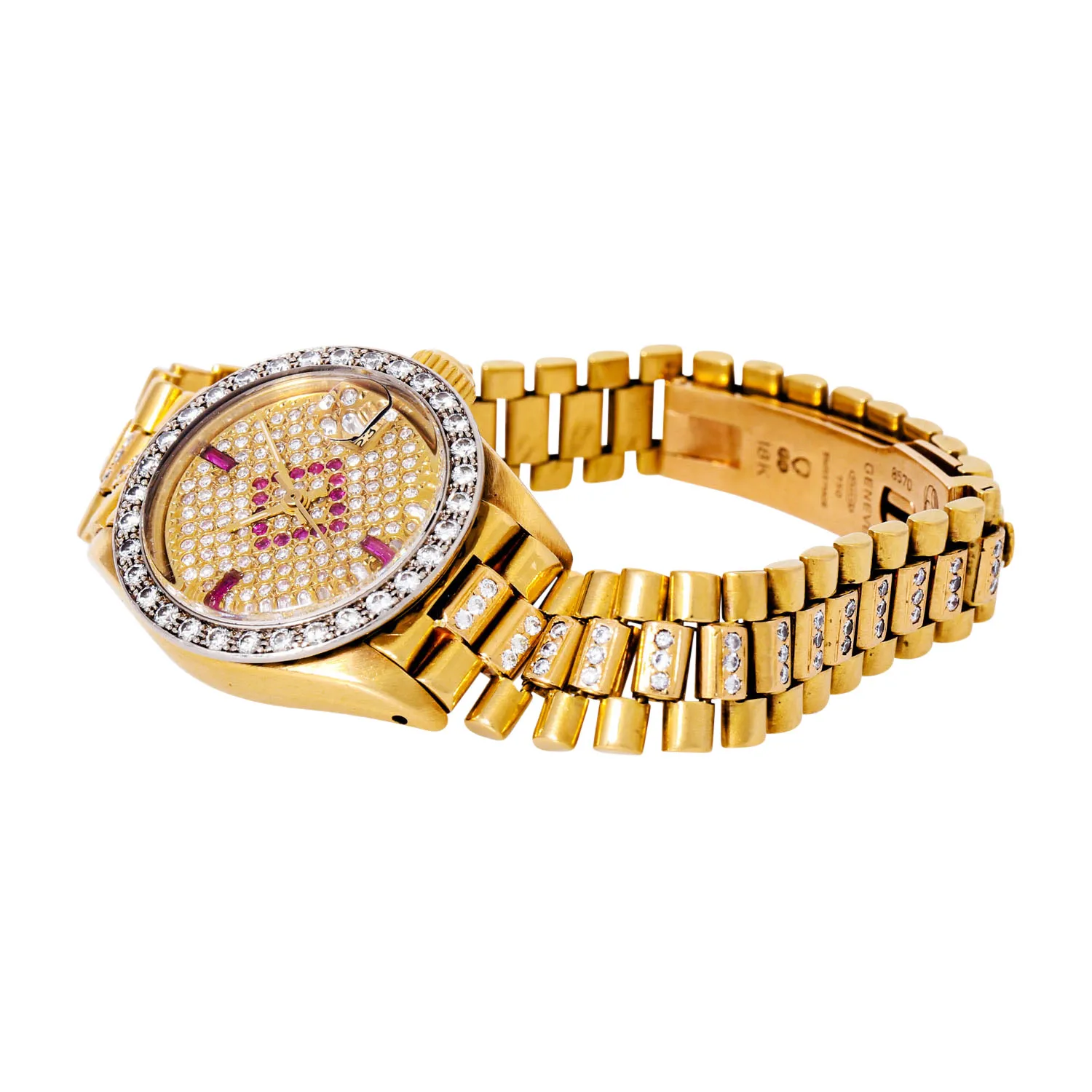 Rolex Lady-Datejust 69138 26mm Yellow gold Champagne 5