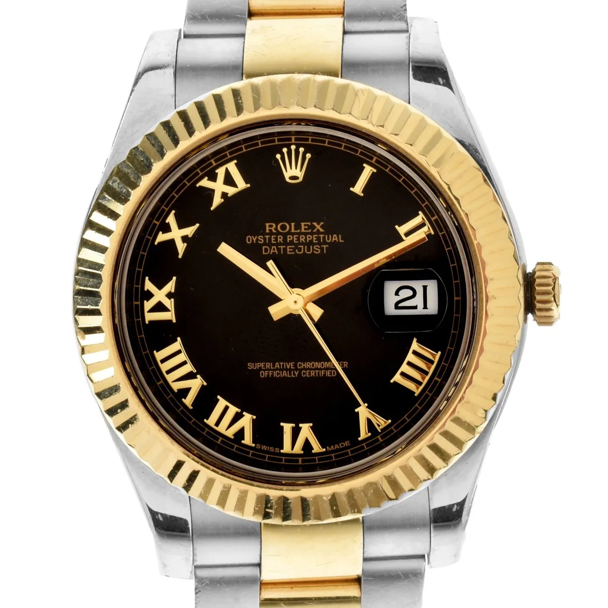 Rolex Datejust II 116333 41mm Stainless steel Black 1