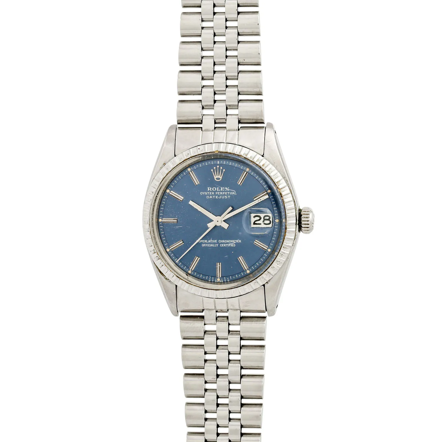 Rolex Datejust 1603 nullmm Stainless steel Blue