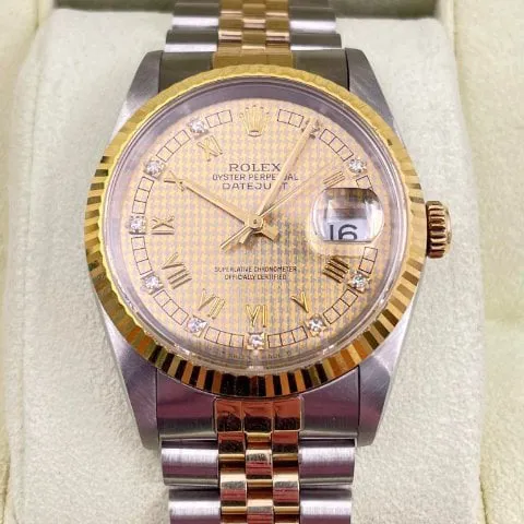 Rolex Datejust 36 16233 36mm Yellow gold and Stainless steel Gold