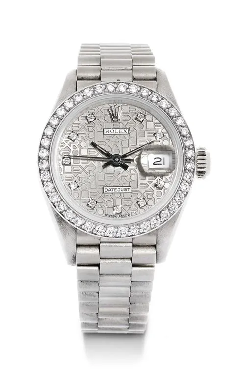 Rolex Lady-Datejust 69139 26mm White gold Diamond