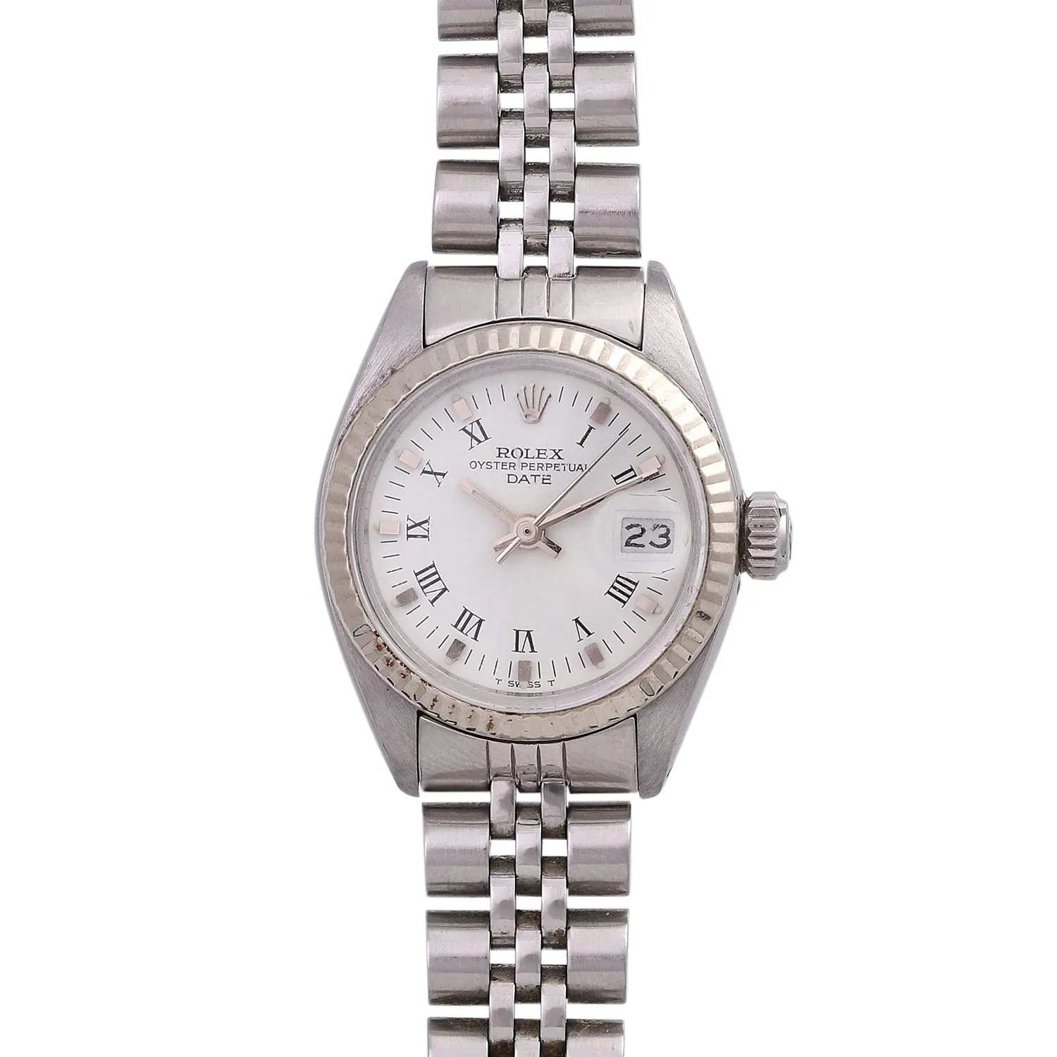 Rolex Lady-Datejust 69174 25mm Stainless steel White