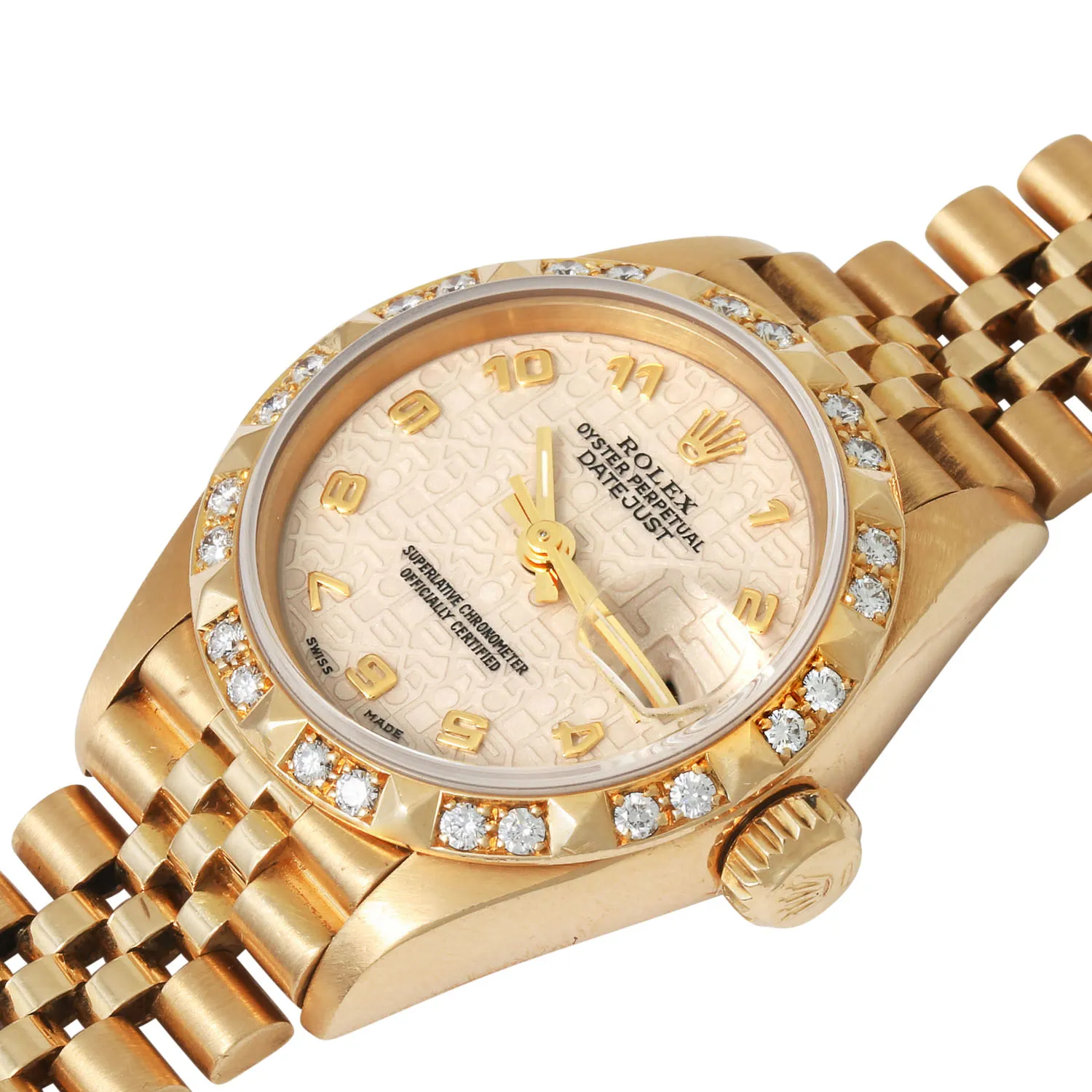 Rolex Lady-Datejust 69258 26mm Yellow gold Cream 4