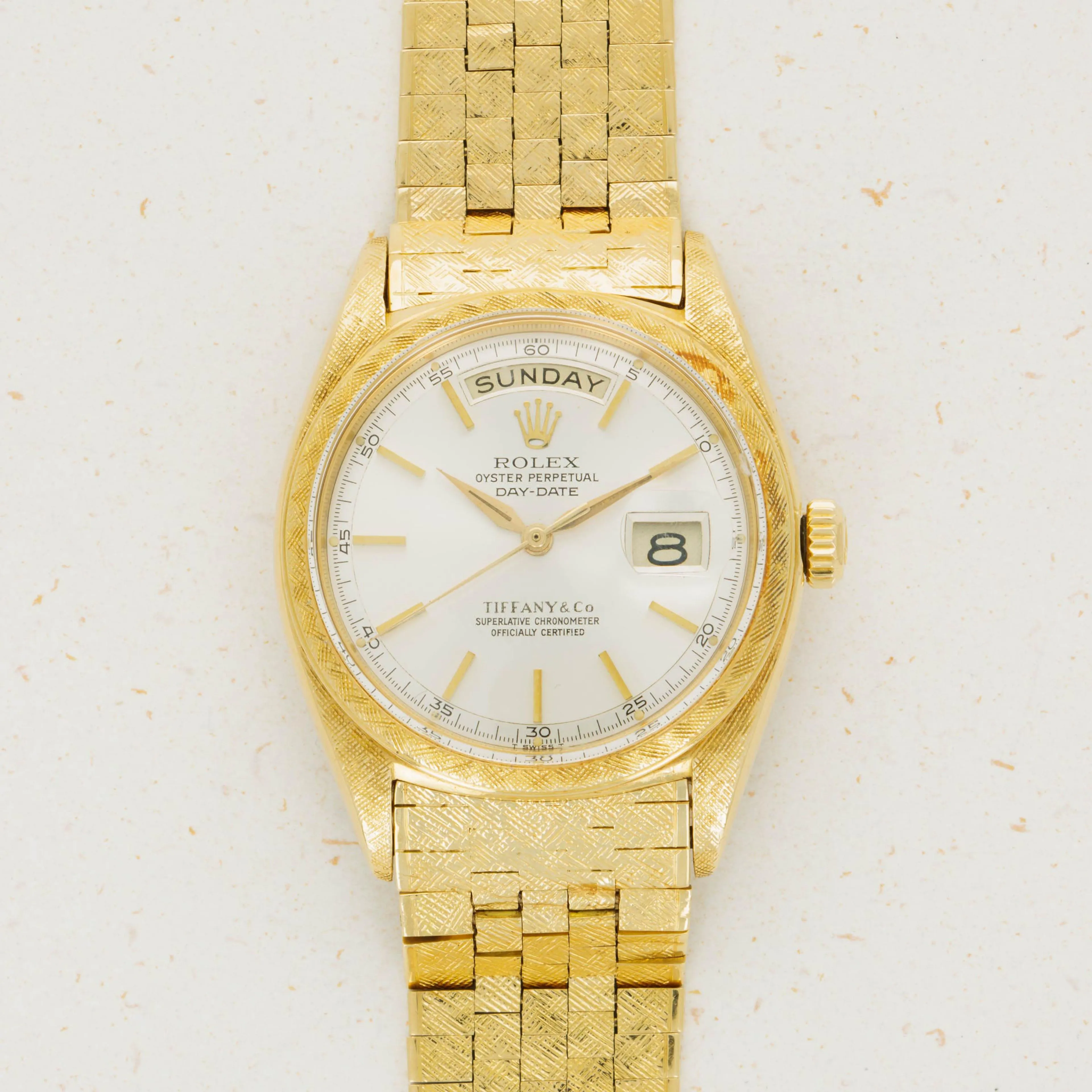 Rolex Day-Date 36 1806 36mm Yellow gold Silver