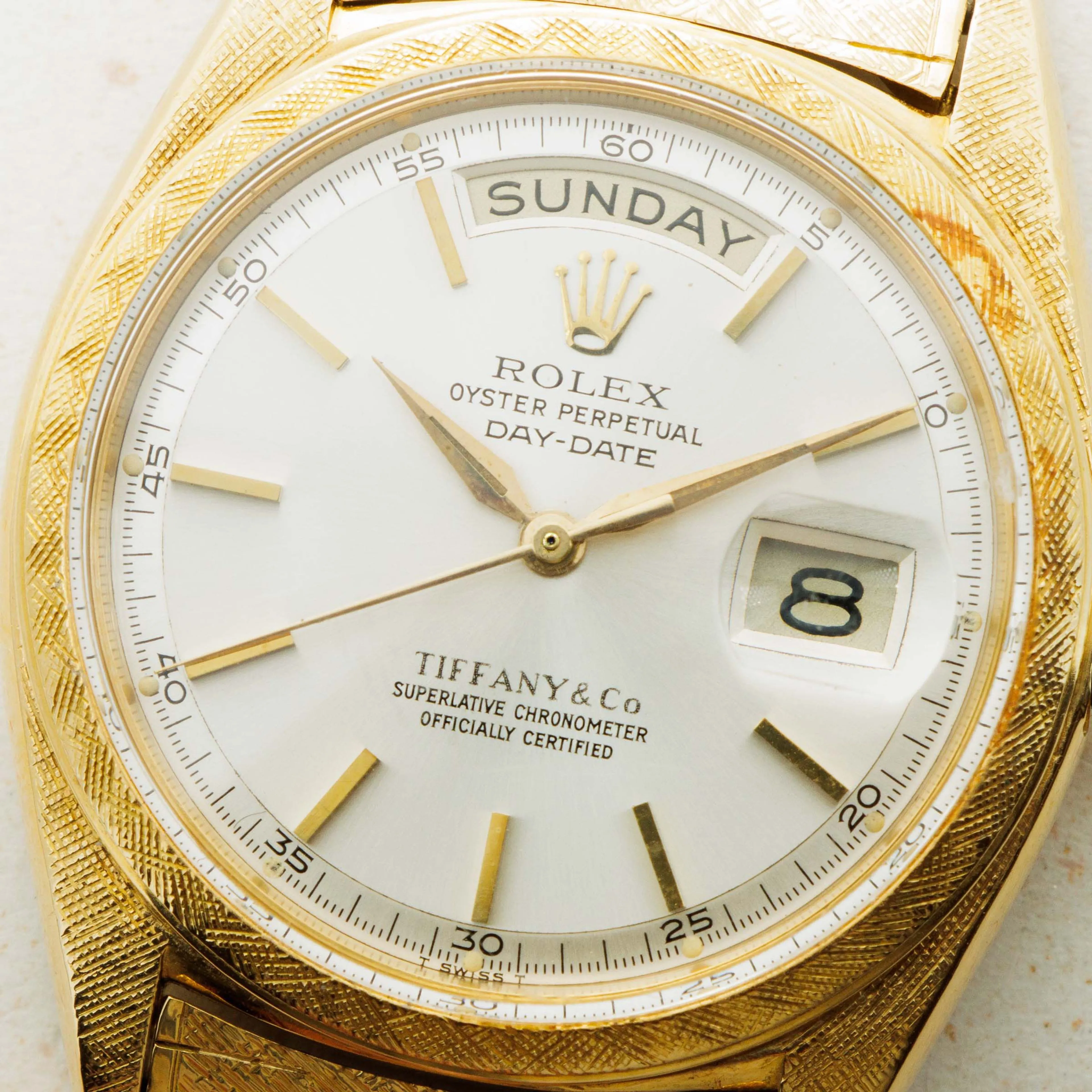 Rolex Day-Date 36 1806 36mm Yellow gold Silver 10