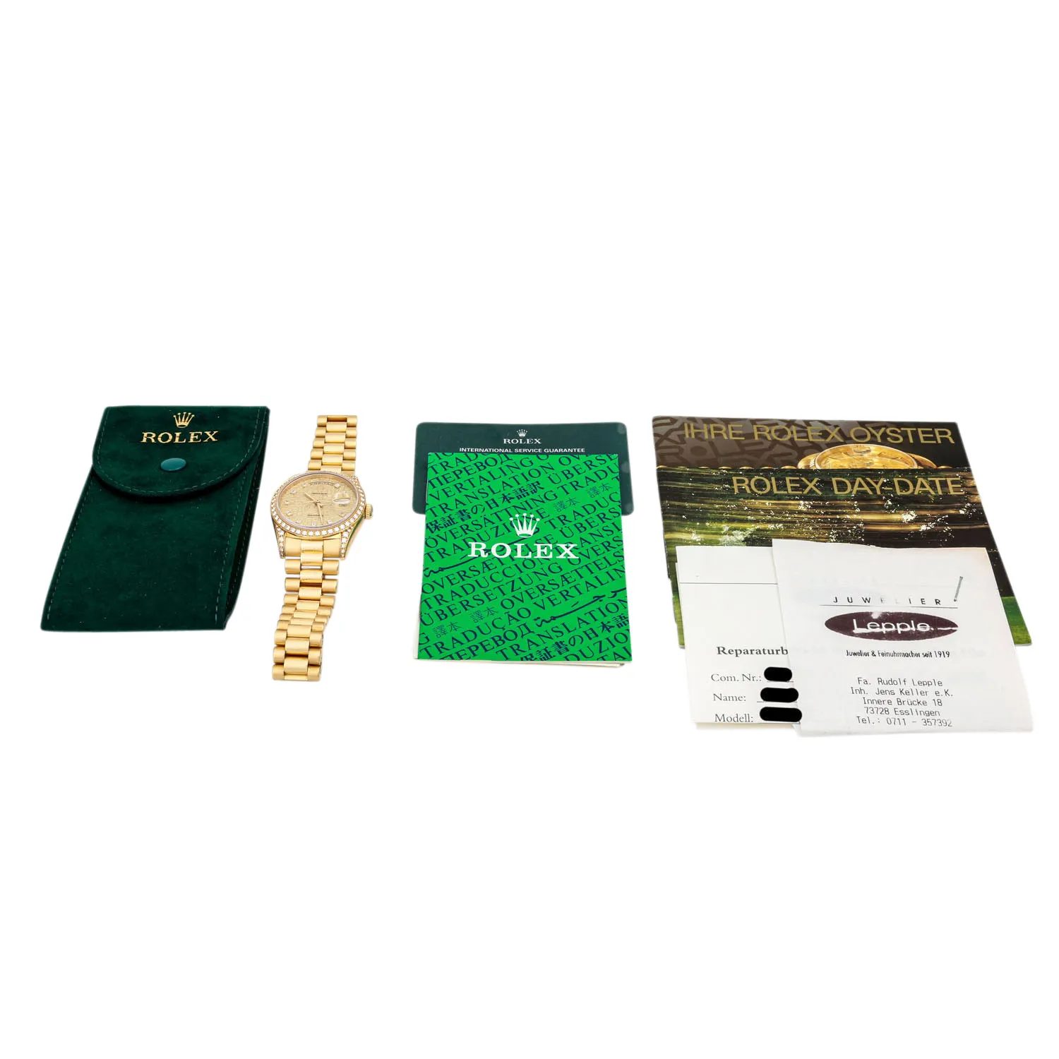 Rolex Day-Date 36 18388 Yellow gold Champagne 8