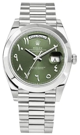 Rolex Day-Date 40 228206 40mm Platinum Green