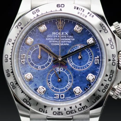 Rolex Daytona 116509 40mm White gold Blue