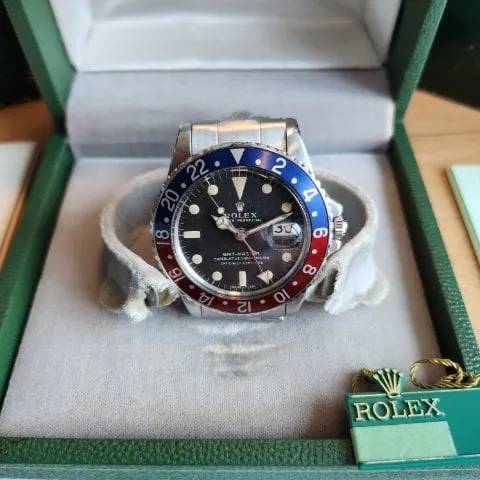 Rolex GMT-Master 1675 40mm Stainless steel Black