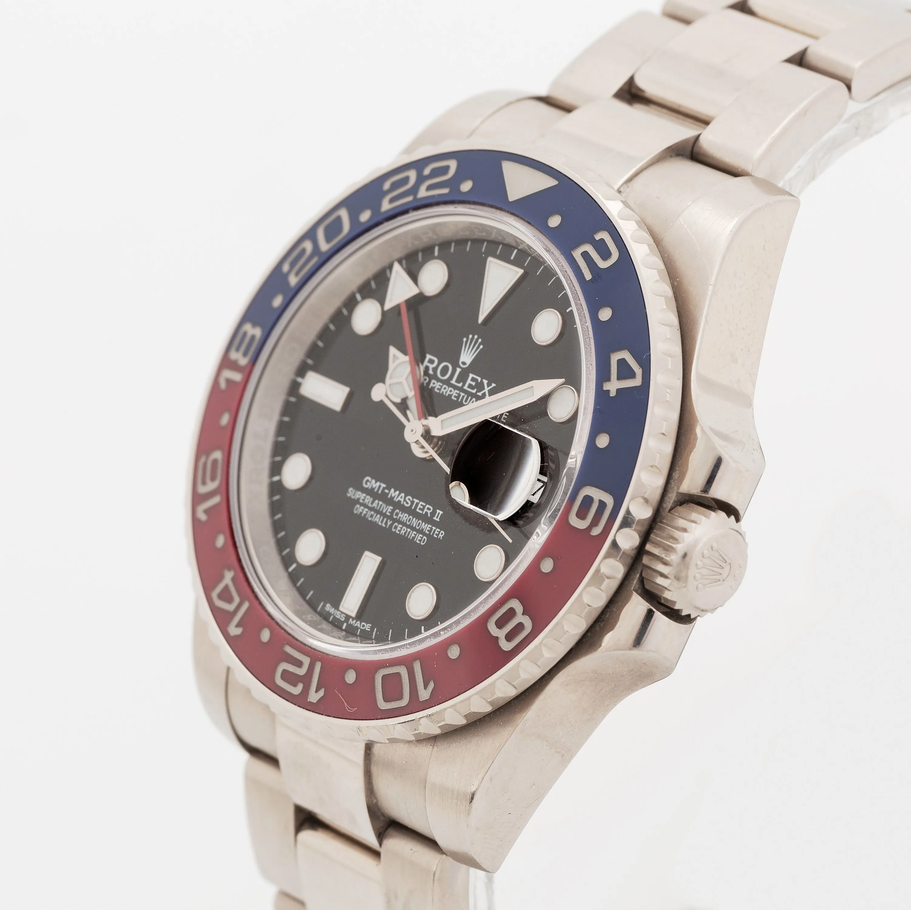 Rolex GMT-Master II 116719BLRO 40mm White gold Black 4