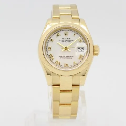 Rolex Lady-Datejust 179168 26mm Yellow gold White