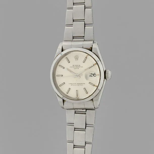 Rolex Oyster Perpetual Date 1500 34mm Stainless steel Silver