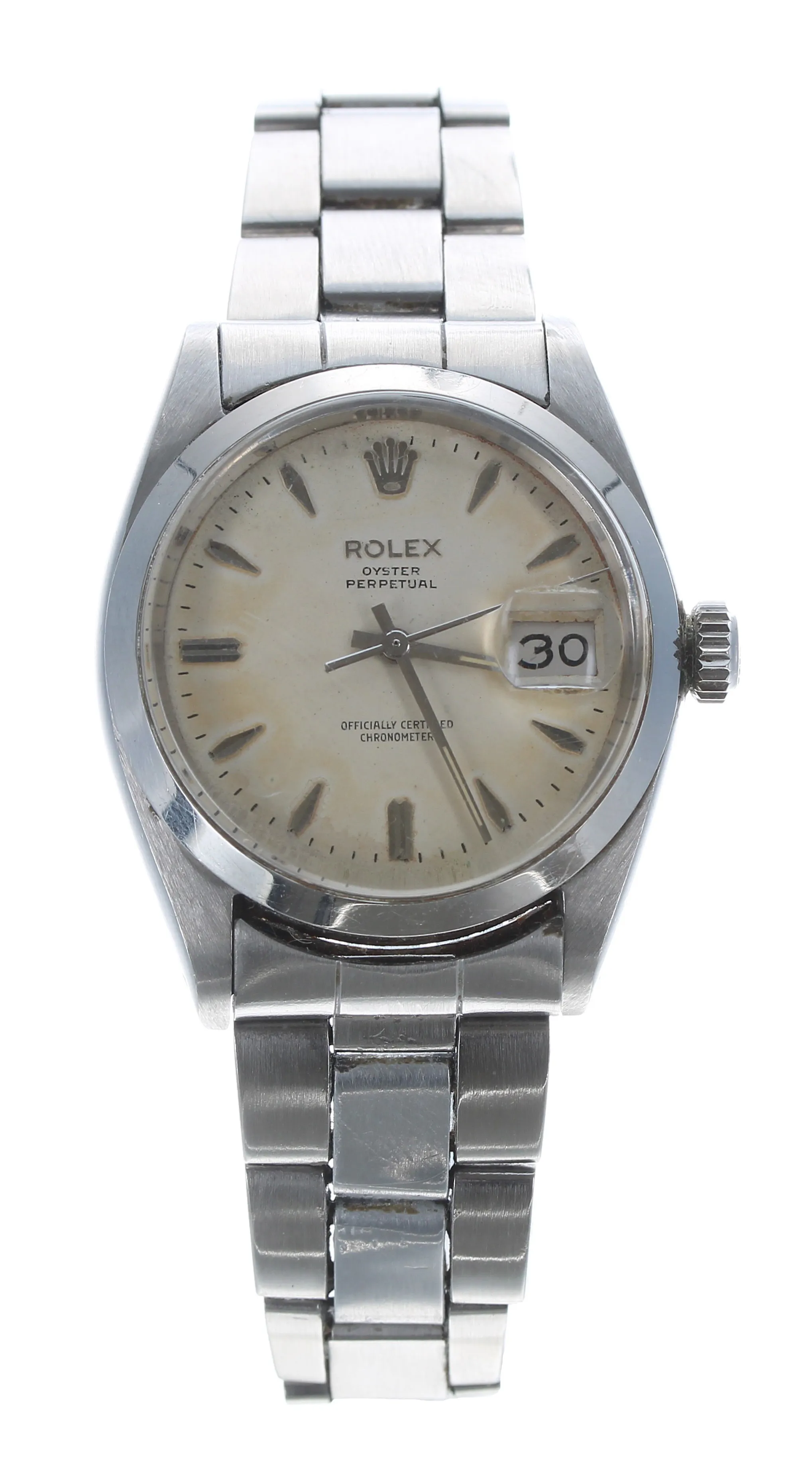 Rolex Oyster Perpetual Date 1500 35mm Stainless steel Silver