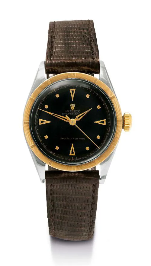 Rolex Oyster 6246 31.5mm Steel and gold Black