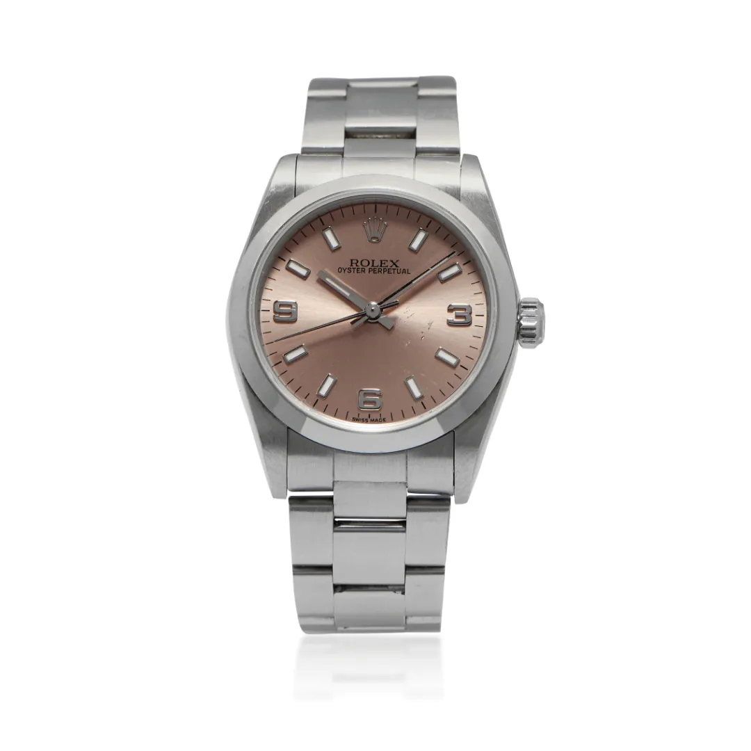 Rolex Oyster Perpetual 31 77080 31mm Stainless steel Salmon