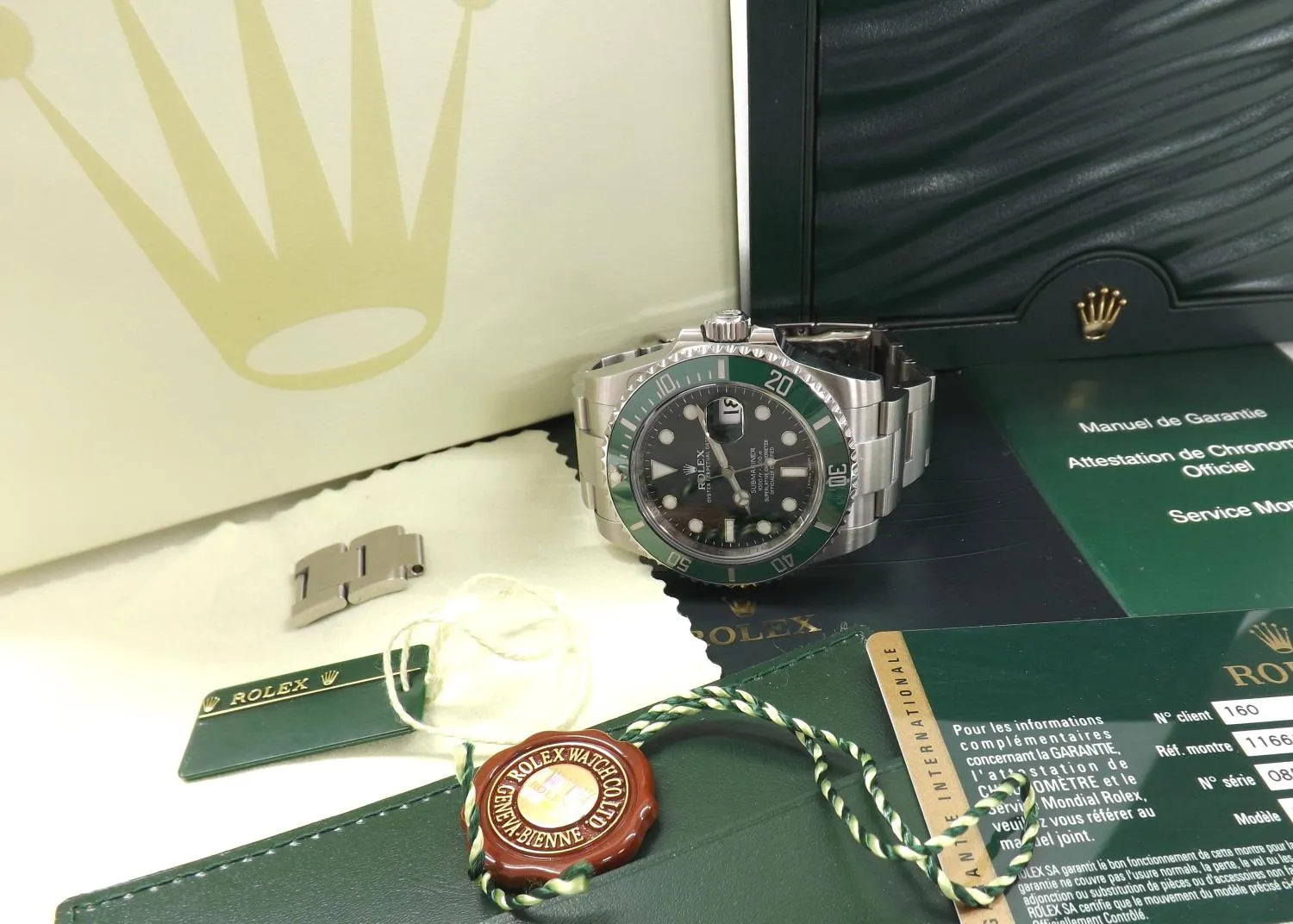 Rolex Submariner 116610LV 40mm Stainless steel and ceramic Green 2