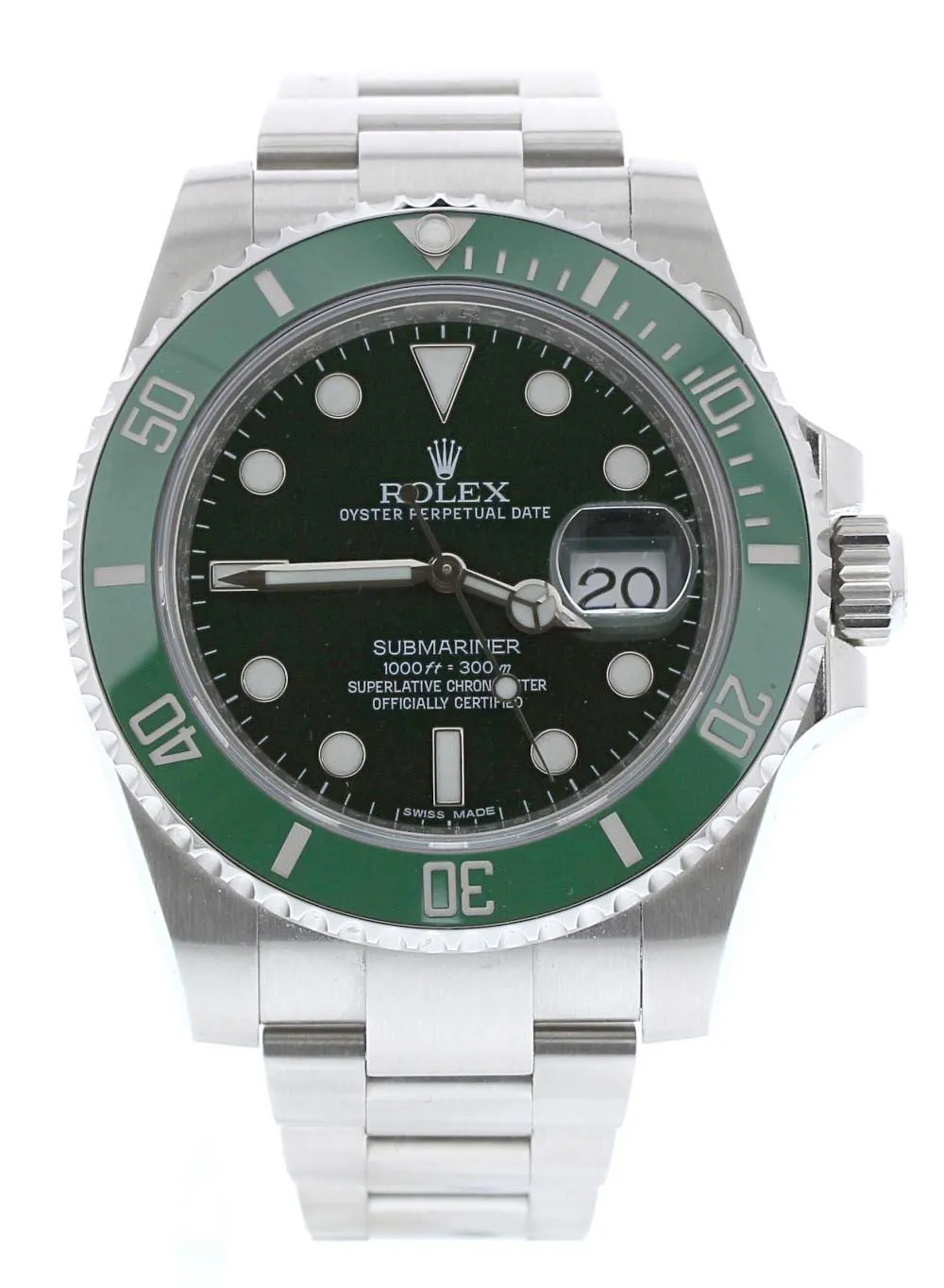 Rolex Submariner 116610LV 40mm Stainless steel and ceramic Green 3