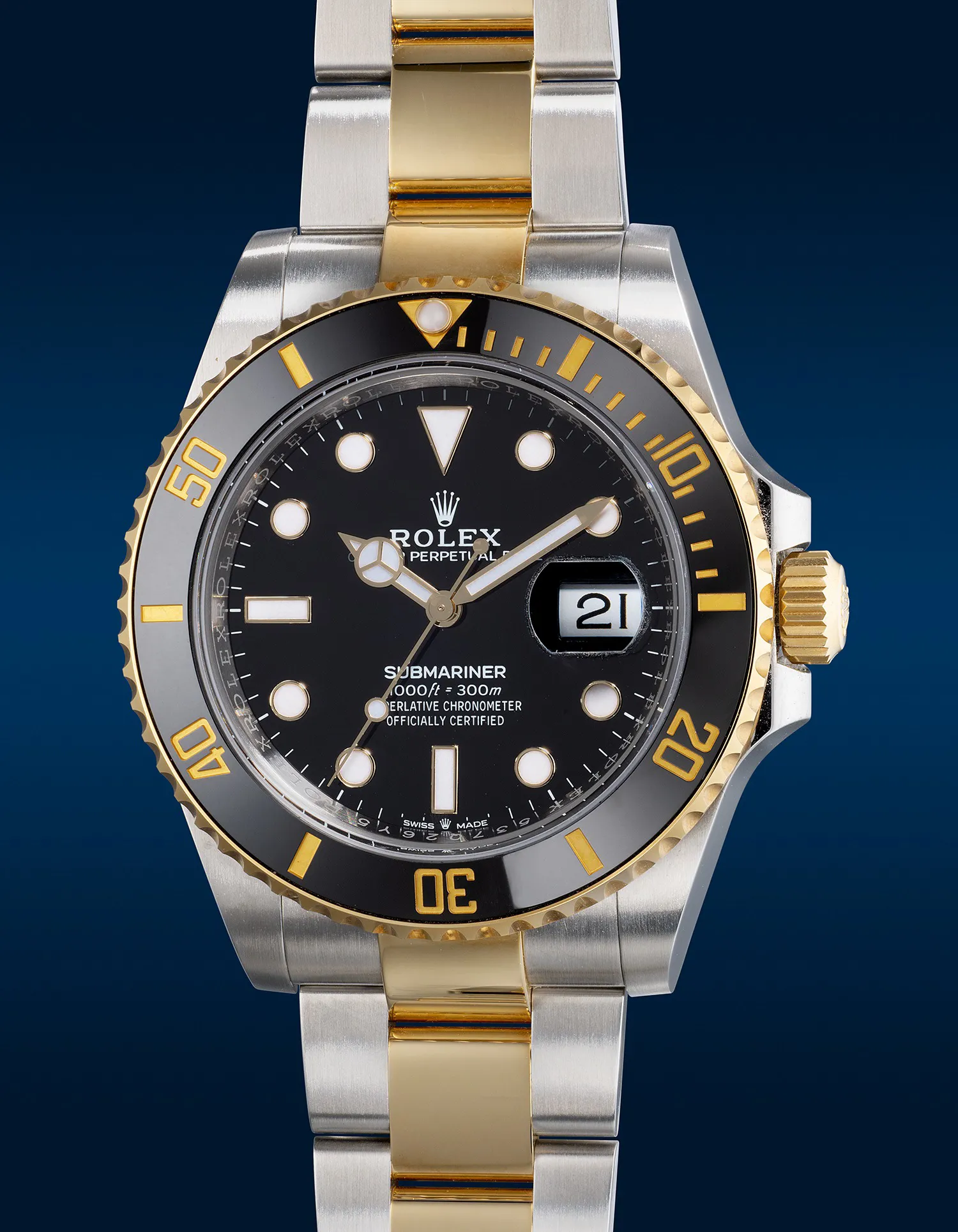 Rolex Submariner 126613LN 41mm Yellow gold and Stainless steel Black