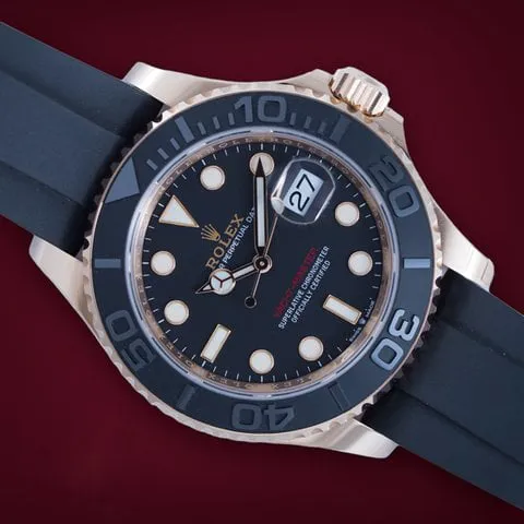 Rolex Yacht-Master 40 126655 40mm Rose gold Black