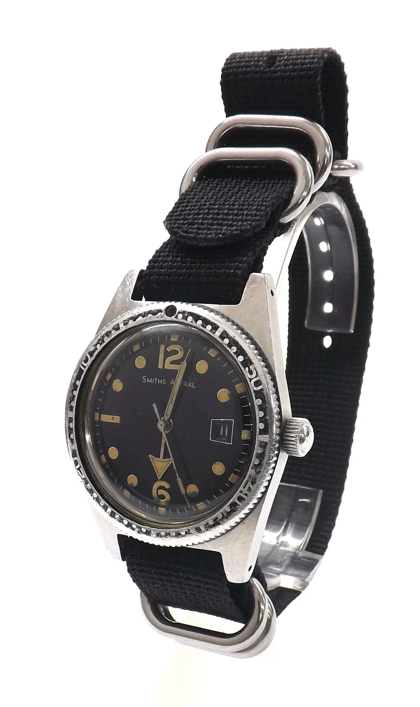 Smiths Divers 37mm Stainless steel Black