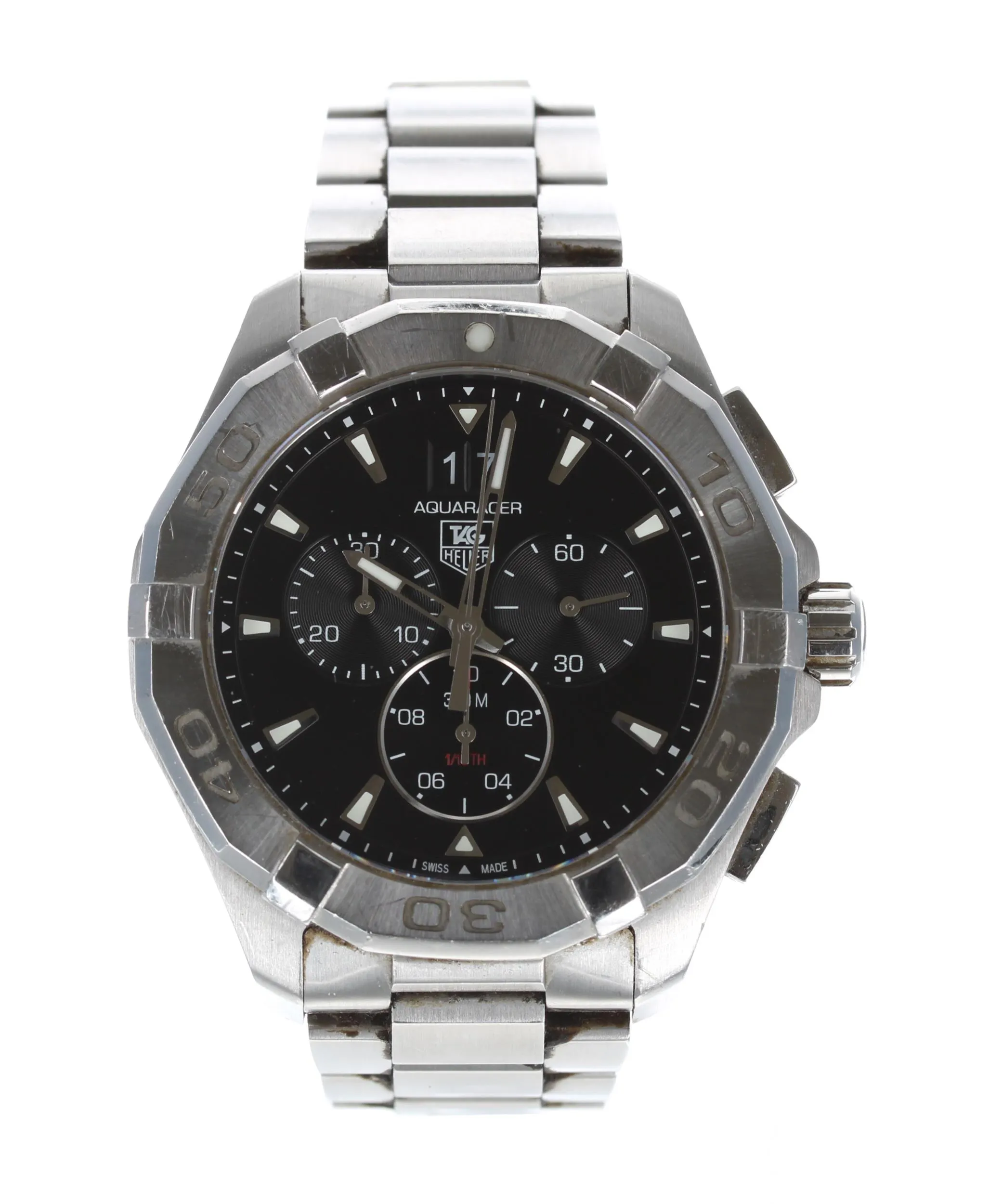 TAG Heuer Aquaracer CAY1110-0 45mm Stainless steel Black