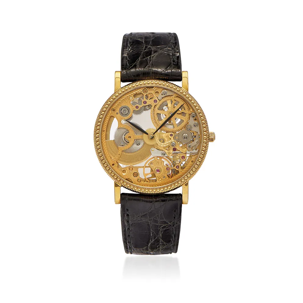 Universal Genève 151.11.662 32mm Yellow gold Skeletonized