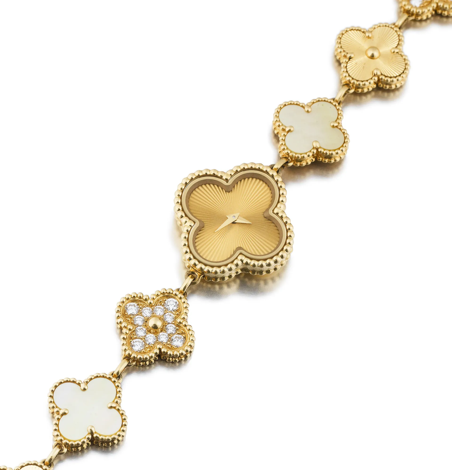 Van Cleef & Arpels Alhambra Yellow gold Champagne