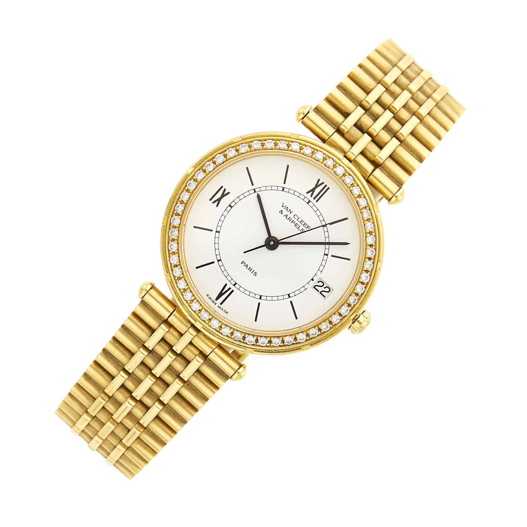 Van Cleef & Arpels La Collection 30mm Yellow gold White