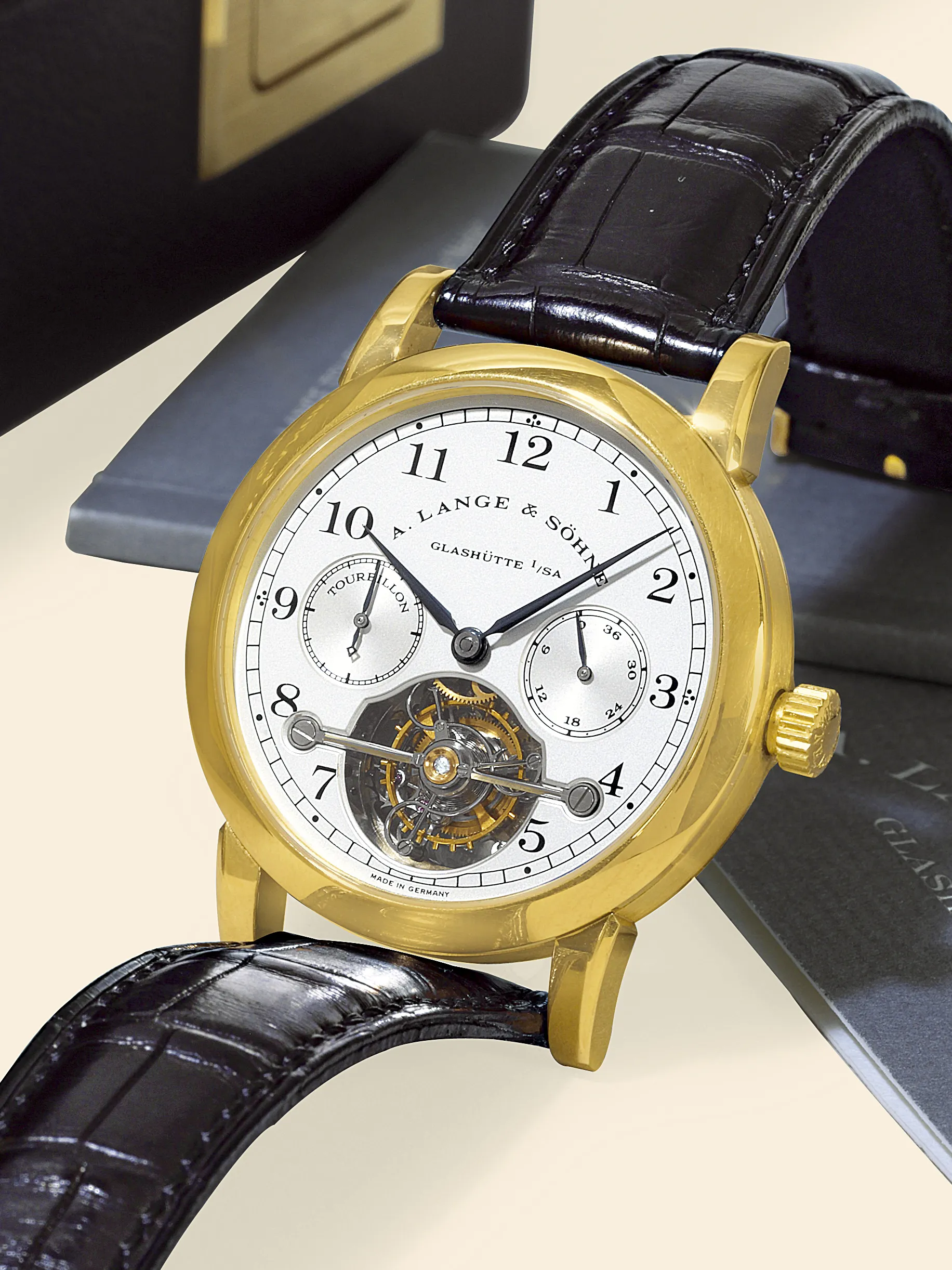 A. Lange & Söhne 701.001 38mm Yellow gold Silver