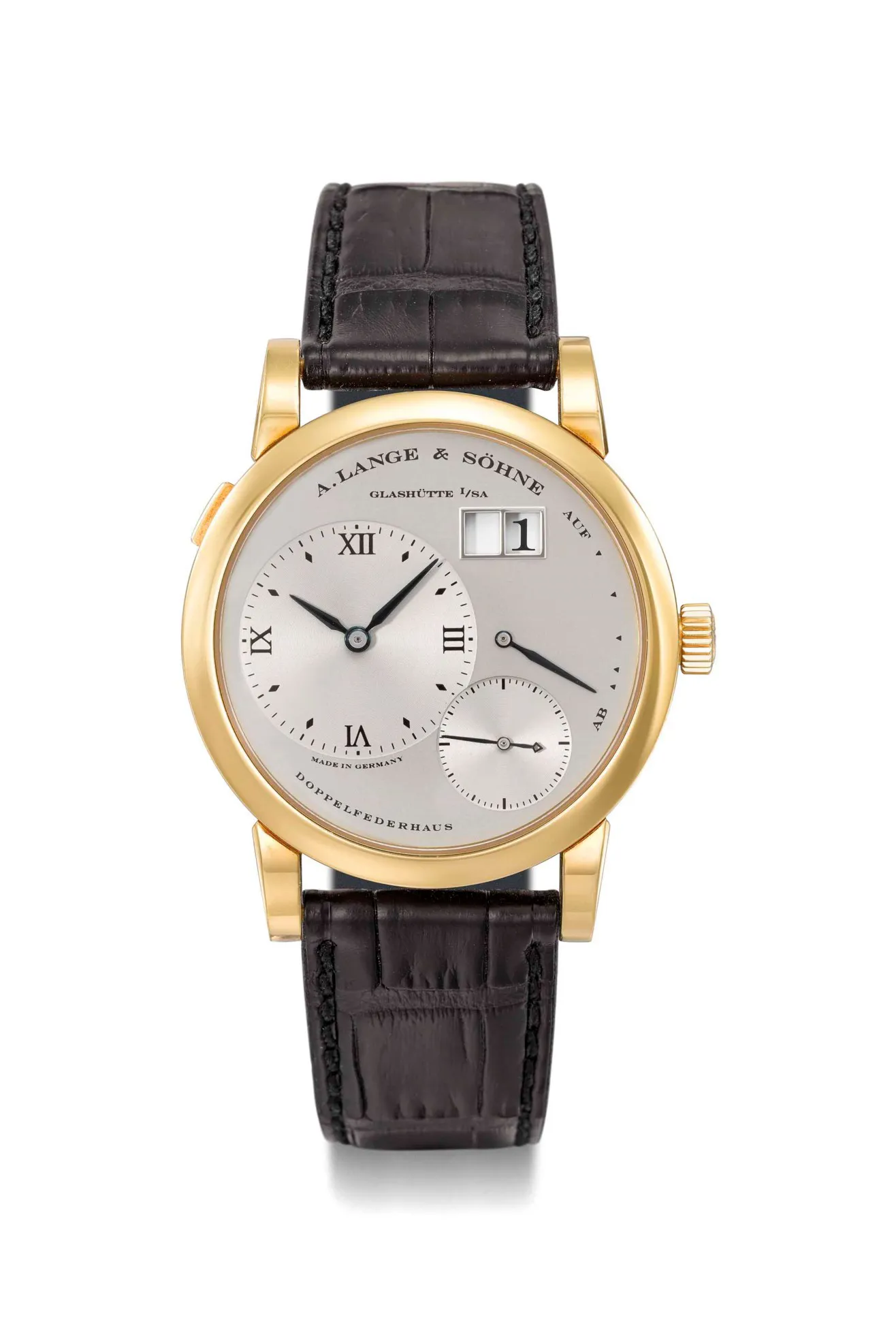 A. Lange & Söhne Lange 1 101.022 38.5mm Yellow gold Silver