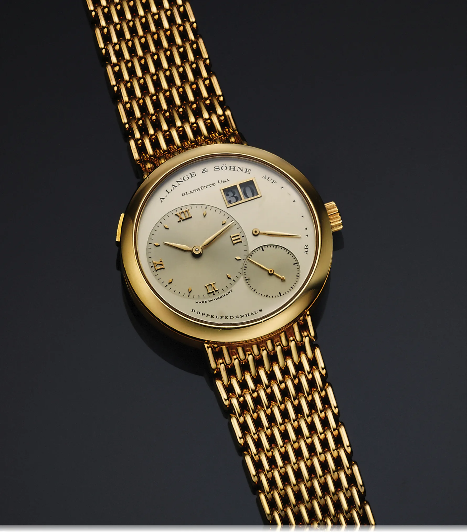 A. Lange & Söhne Lange 1 101.022 38mm Yellow gold Silver