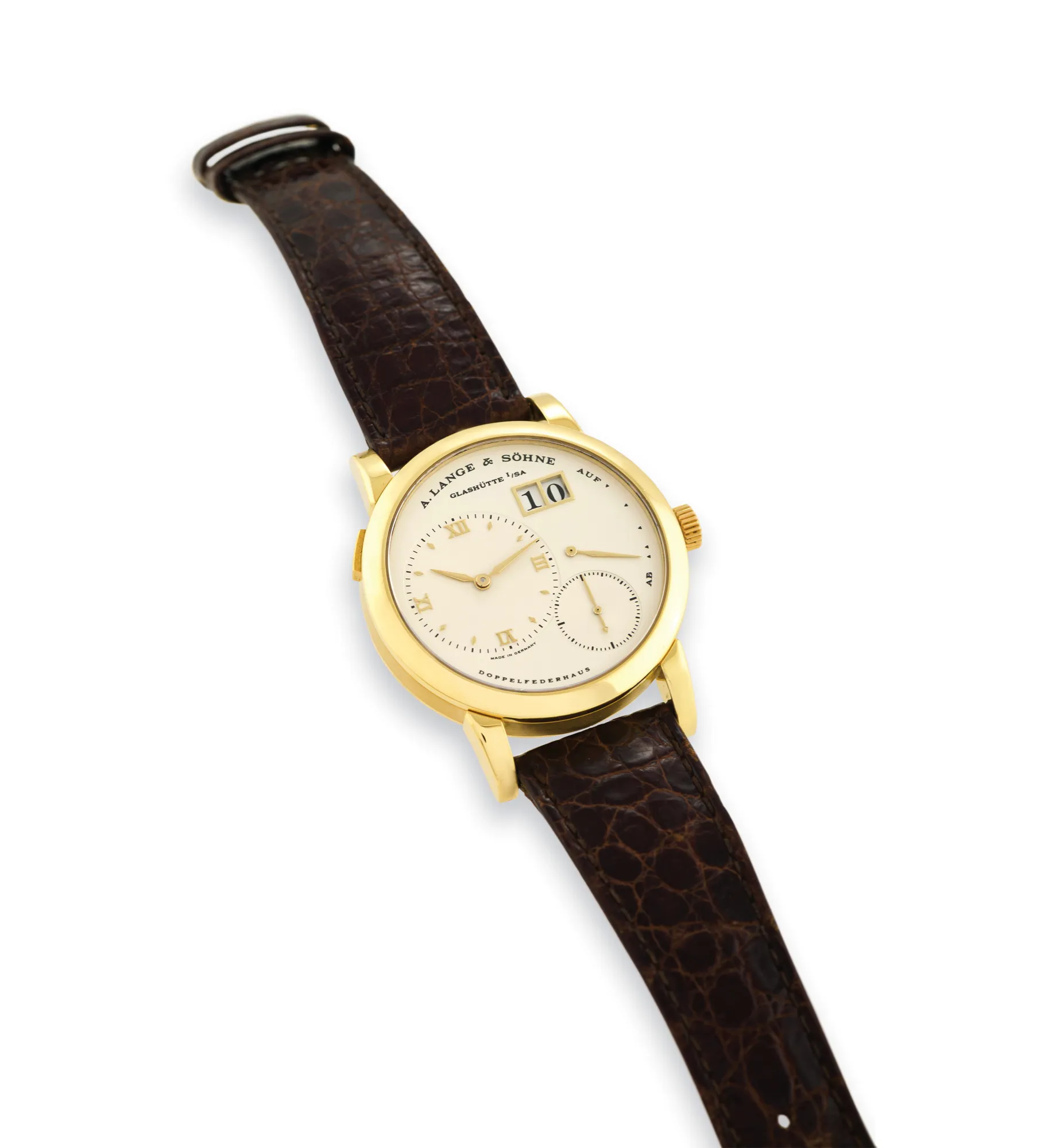 A. Lange & Söhne Lange 1 101.022 38mm Yellow gold Silver