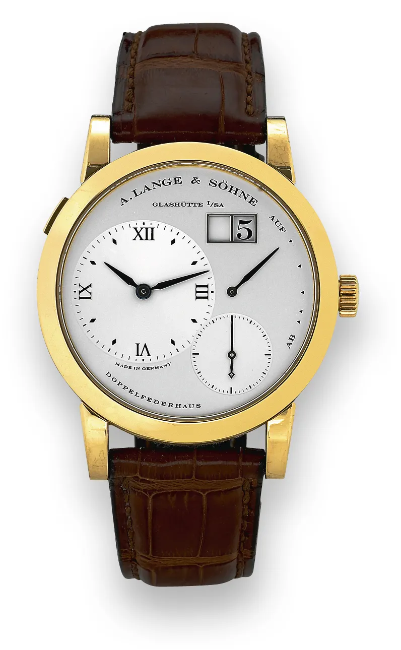 A. Lange & Söhne Lange 1 101.022 38mm Yellow gold Silver