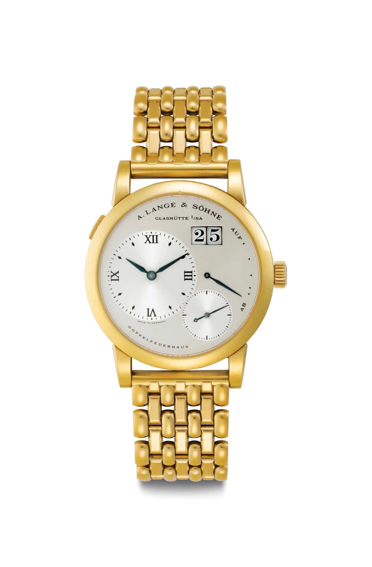 A. Lange & Söhne Lange 1 101.022 38.5mm Yellow gold Silver